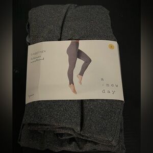 A New Day Heathered Gray Leggings Small 4-6